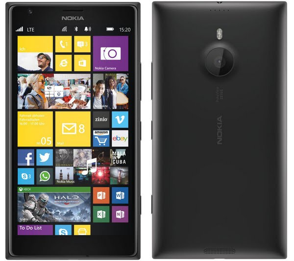 Nokia Lumia 1520 Actual Size Image