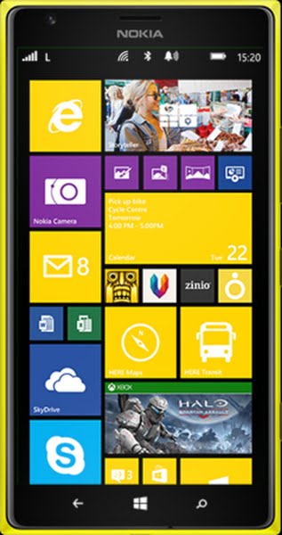 Nokia Lumia 1529 Phablet Actual Size Image
