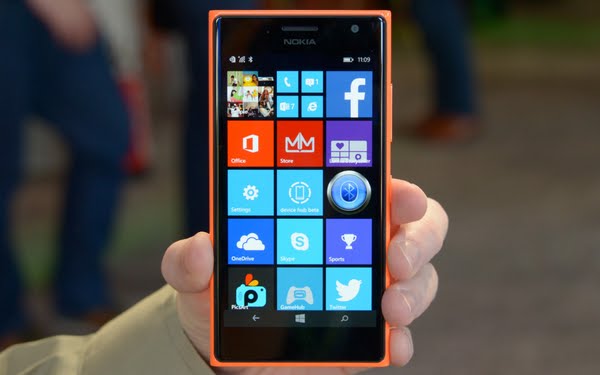 Nokia Lumia 730 Actual Size Image