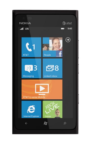 Nokia Lumia 900 Actual Size Image