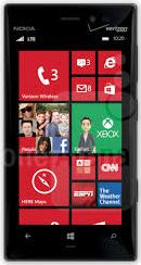Nokia Lumia 928 Actual Size Image
