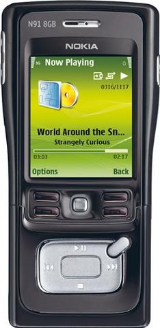 Nokia N91 Actual Size Image
