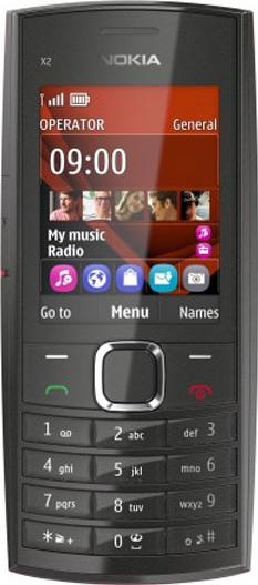 Nokia X2-05 Actual Size Image