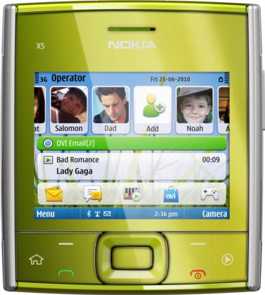 Nokia X5-01 Actual Size Image