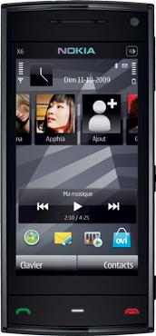 Nokia X6 Actual Size Image