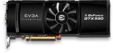 NVIDIA GeForce GTX 590 Gemini Actual Size Image