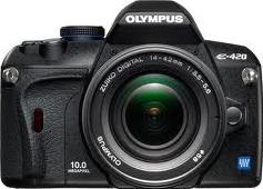 Olympus E-420 Actual Size Image