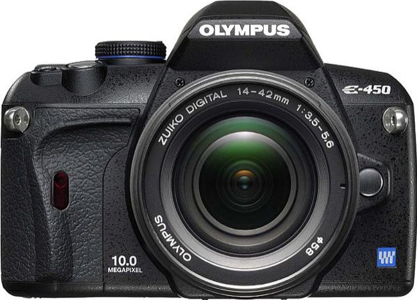 Olympus E-450 Actual Size Image