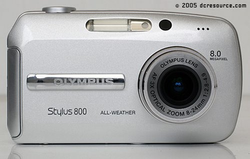 Olympus Stylus 800 Actual Size Image