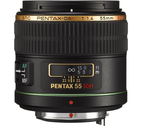 Pentax SMC DA* 55mm f/1.4 SDM Actual Size Image
