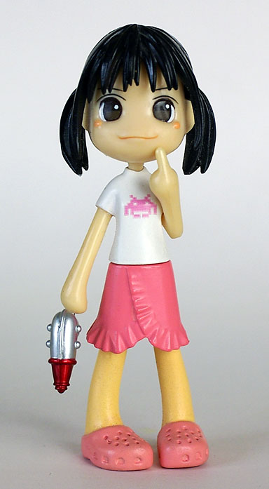 Pinky:st geek Yoshiko in clogs with ray gun Actual Size Image