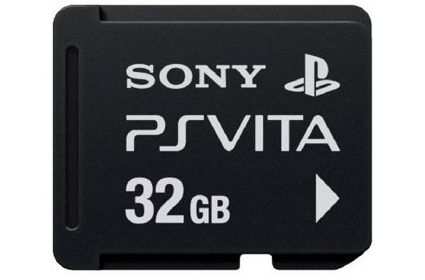PS Vita memory card Actual Size Image