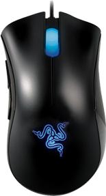RAZER DeathAdder 3500 Gaming Mouse Actual Size Image