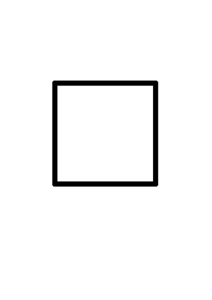 rectangel Actual Size Image