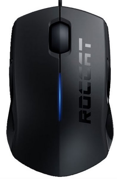 Roccat Pyra Wired Mouse Actual Size Image