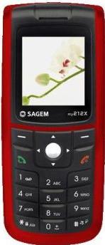 Sagem my212x Actual Size Image