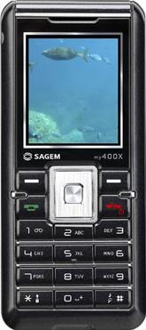 Sagem my400X Actual Size Image