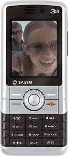 Sagem my800X Actual Size Image