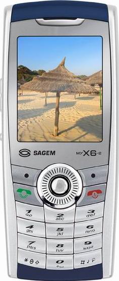 Sagem myX6-2 Actual Size Image