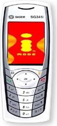 Sagem SG341i Actual Size Image