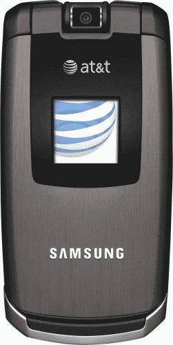 Samsung BlackJack II Blue Smartphone (AT&amp;T) Actual Size Image