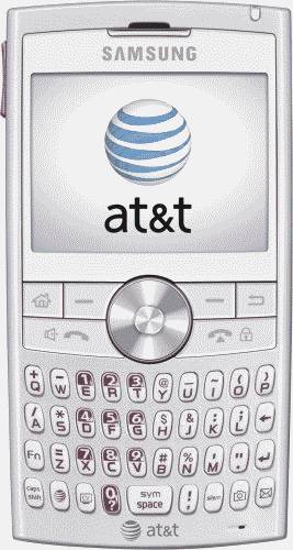 Samsung BlackJack II Pink Smartphone (AT&amp;T) Actual Size Image