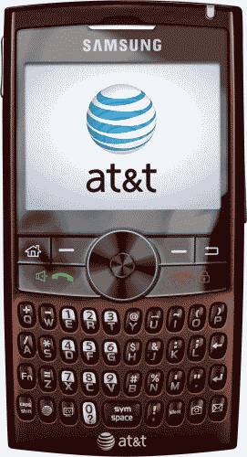 Samsung BlackJack II Red Wine Smartphone (AT&amp;T) Actual Size Image