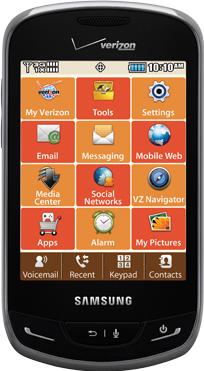 Samsung Brightside Actual Size Image