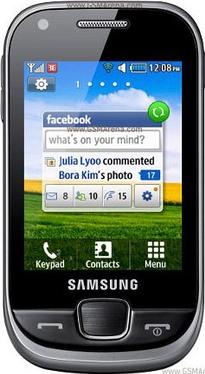 Samsung Champ S3770 Actual Size Image