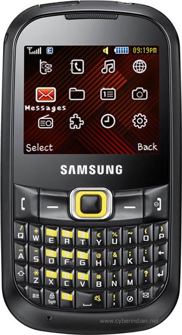 Samsung Corby Txt Actual Size Image
