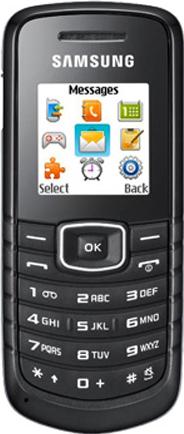 Samsung E1080i Actual Size Image
