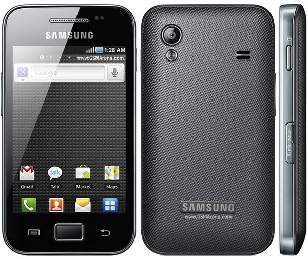 Samsung Galaxy Ace S5830 Actual Size Image
