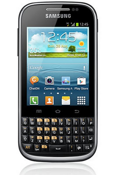 Samsung Galaxy Chat B5330 Actual Size Image