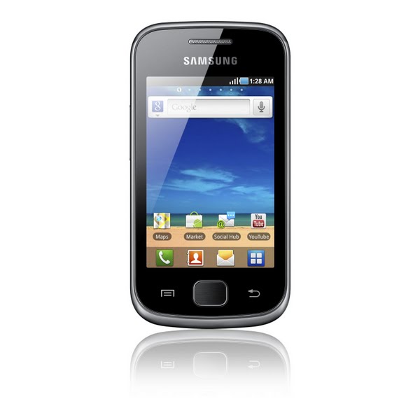 Samsung Galaxy Gio Actual Size Image