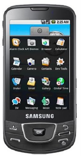 Samsung Galaxy i7500 Actual Size Image