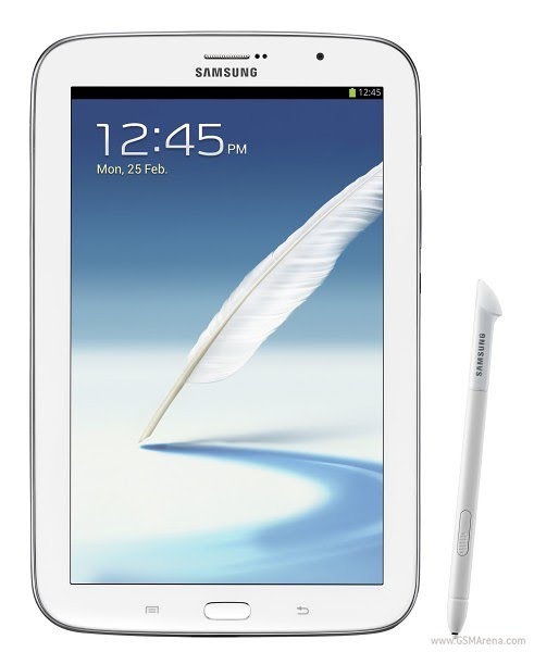 Samsung Galaxy Note 8.0 with S-Pen Actual Size Image