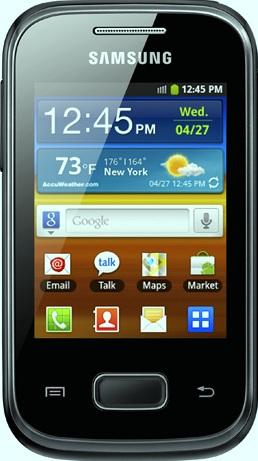 Samsung Galaxy Pocket Actual Size Image