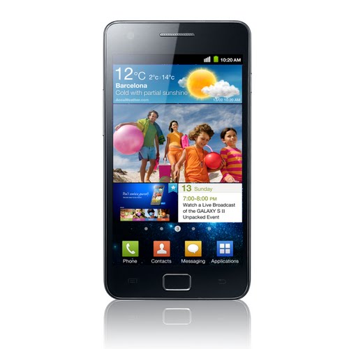 Samsung Galaxy S II (2) Actual Size Image