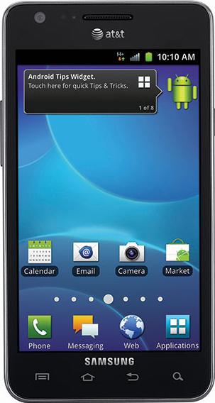 Samsung Galaxy S II SGH-i777 Actual Size Image