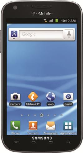 Samsung Galaxy S II T989 Actual Size Image