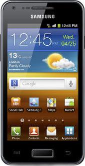 Samsung Galaxy SII Lite Actual Size Image