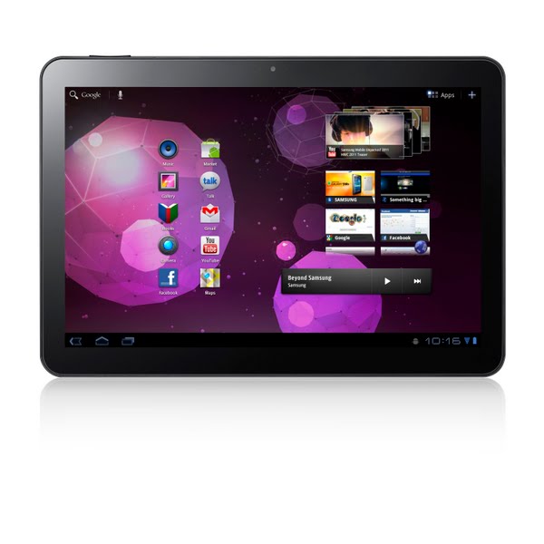 Samsung Galaxy Tab 10.1 Actual Size Image