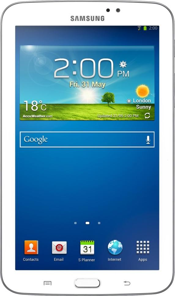 Samsung Galaxy Tab 3 Actual Size Image