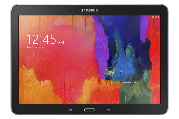 Samsung Galaxy Tab Pro 10.1 Tablet (Black) Actual Size Image