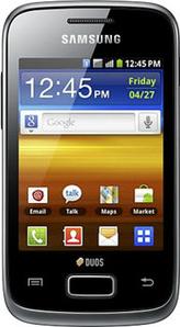 Samsung Galaxy Y Duos S6102 Actual Size Image