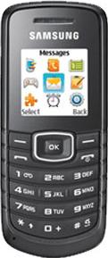 Samsung Guru E1085 Actual Size Image