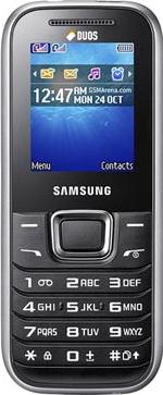 Samsung Hero Music E1232B Actual Size Image