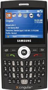 Samsung I607 BlackJack Actual Size Image