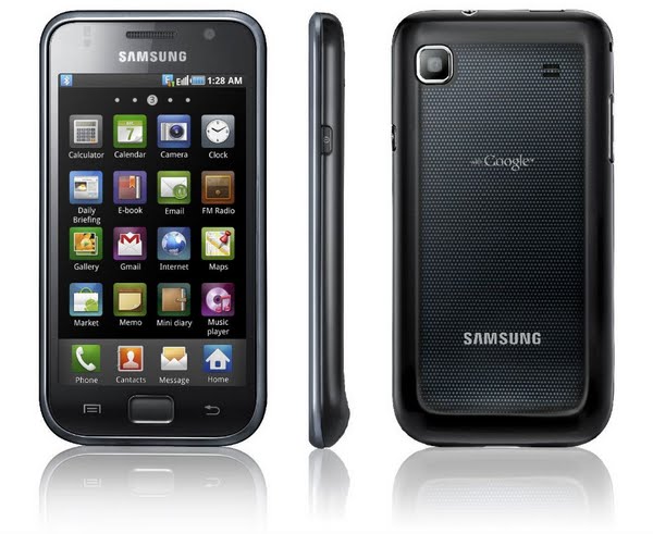 Samsung I9003 Galaxy SL Actual Size Image