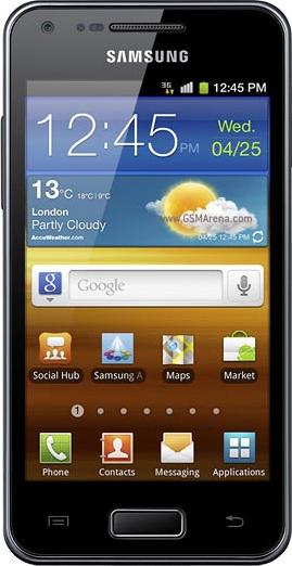 Samsung I9070 Galaxy S Advance Actual Size Image